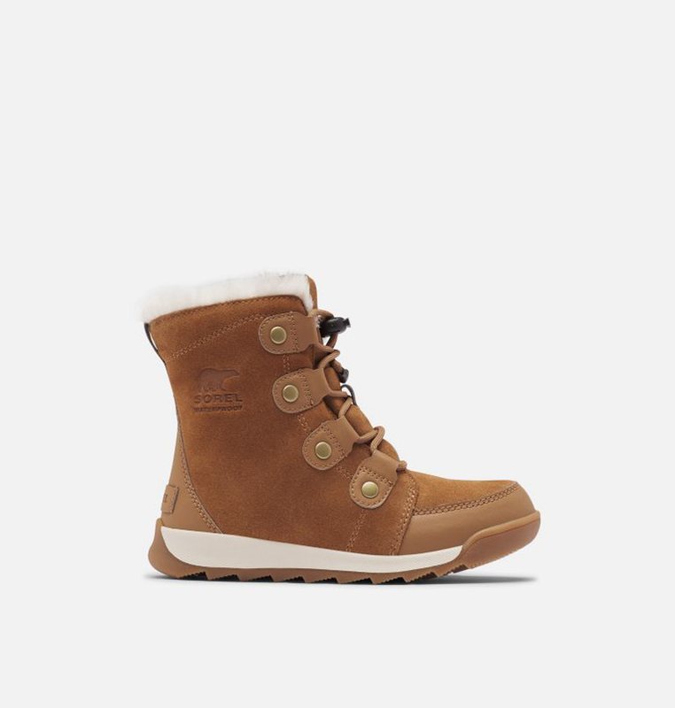 Kids Snow Boots Brown - Sorel Childrens Whitney™ II Suede - 068-NHVBSF